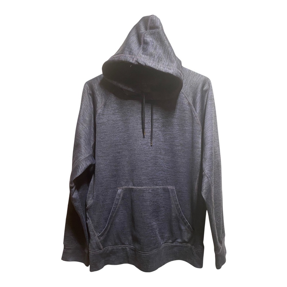 Tek Gear DryTek Womens Small Blue Heather Pullover Hoodie Cowl Neck Athletic